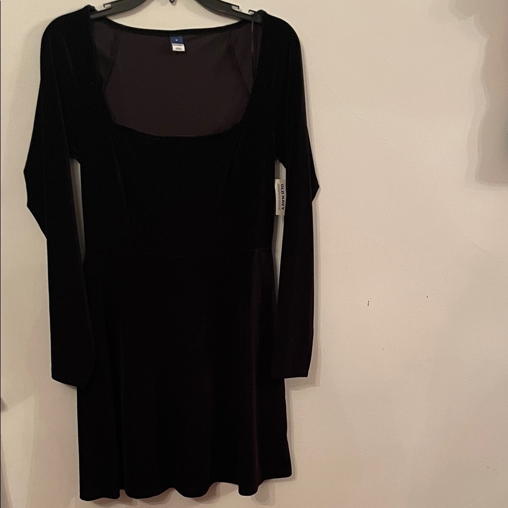 Old Navy Black Long Sleeve Dress